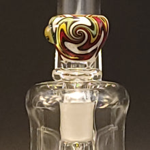 Load image into Gallery viewer, Worked Bubbler-Rasta/White/Steel